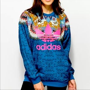 Adidas x Farm Rio Borbomix Butterfly Cropped Size Small